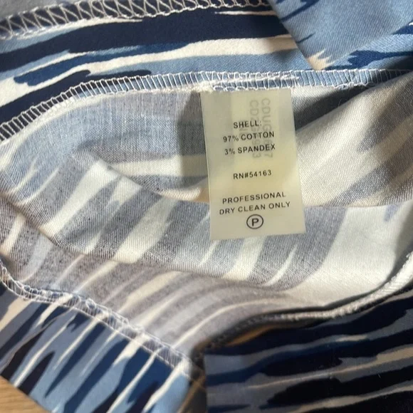 Calvin Klein Dress | Size 8 | Blue, Black & White - Picture 8 of 10